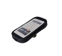 SKS GERMANY SMARTBOY - Soporte para teléfono móvil con funda impermeable (montaje sin herramientas, para manillar de bicicleta o cochecito, pantalla de transmisor transparente, botón de inicio compatible con pantalla táctil)