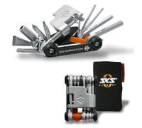 SKS Germany TOM Mini Tool Bicicleta Multifuncional (Mini Rueda de Herramientas, de Acero Inoxidable/Aluminio, Muchas Funciones de Herramientas integradas).