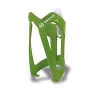 SKS Germany TOPCAGE portabidón para Bicicletas (portabidón para Bicicletas de plástico Altamente Resistente y Ligero, Tope Ajustable, Ganchos de retención Variables para un Cierre Seguro), Verde