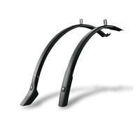 SKS GERMANY VELO 42 URBAN 28" mudguard set, guardabarros para bicicletas (fijación universal, protección óptima contra salpicaduras, de plástico de alto rendimiento, para todas las superficies), negro