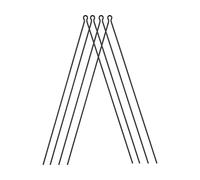 SKS Juego de vainas para Bluemels Matt negro one_size