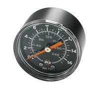 SKS Manómetro para bomba de pie Rennkompressor negro one_size