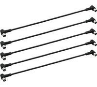 SKT SAK050SET1 - Cable de conexión coaxial Clase A 50 cm, acodado F enchufes rápidos, Color Negro