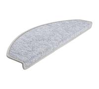 SKTQYQO Alfombrillas Escalera 10 piezas 65x24x4 cm Gris Claro