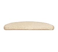 SKTQYQO Alfombrillas para escaleras de 30 piezas, 65 x 21 x 4 cm, color crema
