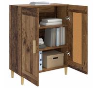 SKTQYQO Aparador de madera antigua 69,5 x 34 x 90 cm Madera Ingenierizada