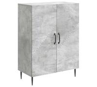 SKTQYQO Aparador gris cemento 66 x 34,5 x 89,5 cm