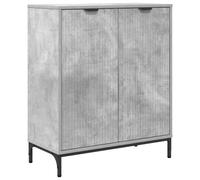 SKTQYQO Aparador gris cemento 69,5 x 33 x 82 cm madera multicapa