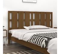 SKTQYQO Cabecero para cama de madera maciza de pino ámbar, 185,5 x 4 x 100 cm, diseño elegante para dormitorio, soporte de espalda cómodo, encanto rústico, cabecero decorativo dormitorio