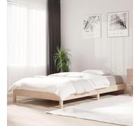 SKTQYQO Cama apilable, cama multifuncional con estructura de cama para dormitorios, apta para hoteles y estudios, 90 x 190 cm, de madera maciza de pino