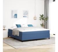 SKTQYQO Cama Box Spring Azul Super King Tejido Corduroy Estructura Cama para Hotel Cama Multifuncional Adecuado para Hoteles y Estudios