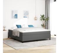 SKTQYQO Cama Box Spring Gris Claro Super King Tejido Corduroy Cama Multifuncional Estructura Cama para Hoteles y Estudios