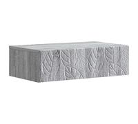 SKTQYQO Mesa de pared lateral Sonoma gris 59 x 34,5 x 17 cm