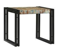 SKTQYQO Mesa de salón 2 piezas multicolor madera recuperada