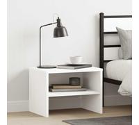 SKTQYQO Mesita de noche blanca de 40 x 30 x 30 cm, de madera, con compartimento de día, mueble multiusos para salón, mesa robusta y resistente, fácil de limpiar y montar, espacio amplio