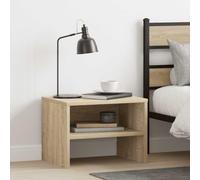 SKTQYQO Mesita de noche de roble Sonoma de madera multicapa 40 x 30 x 30 cm con compartimento de día, mueble para salón robusto y resistente, fácil de limpiar y montar, ideal para guardar libros