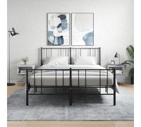 SKTQYQO Mesitas de noche modernas de madera multicapa gris cemento, 2 unidades, 40 x 35 x 50 cm, con cajón y compartimento, patas de metal para estabilidad, mueble de noche elegante para salón