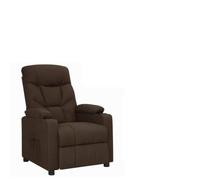 SKTQYQO Sillón elevador reclinable marrón oscuro de tela con motor eléctrico de elevación y respaldo ajustable, silla cómoda para personas mayores, función manual, 3 posiciones