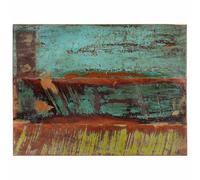 SKTQYQO Tablero de mesa rectangular 60 x 80 cm 25-27 mm madera maciza recuperada para mesitas mesitas consola - Tablero superior de repuesto único con acabado pulido - Material