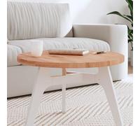 SKTQYQO Tablero para mesa redondo de madera maciza de haya, diámetro 60 x 2,5 cm, para mesa de salón, superficie lisa, fácil de limpiar con paño húmedo, material natural resistente