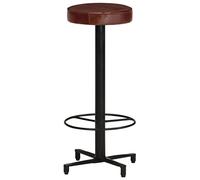 SKTQYQO Taburetes de bar de 2 piezas de 76 cm de piel auténtica