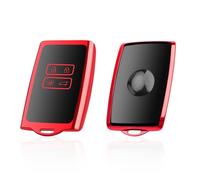 SKTU Funda para Llave de Coche Compatible con Dacia Sandero 3 / Stepway III/Duster/Jogger 2021-2023 2024 TPU Carcasa para Llave Rojo