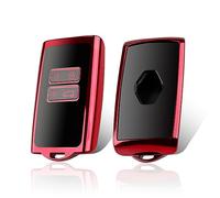 SKTU Funda para Llave de Coche Compatible con Renαult Clio/Zoe/Captur 2 / Arkana/Kadjar/Megane TPU Carcasa para Llave (Rojo)