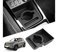 SKTU Organizador de reposabrazos central compatible con Dacia Spring Electric EV 2021-2024, caja de almacenamiento multifunción para consola central, reposabrazos con portavasos