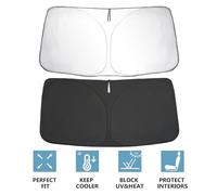 SKTU Parasol para Coche Compatible con Citr0en C5 Aircross SUV 2018-2024 Parasoles Coche Delantero Plegable con Protección UV