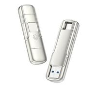 SKUBIS Disco U de Estado sólido, Disco U de Alta Velocidad cifrado con Huellas Dactilares de Gran Capacidad para teléfono móvil y computadora de Doble Uso,512GB