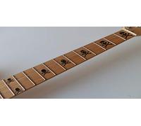 Skull Bones Fret Markers Inlay Stickers pegatinas Guitar & Bass Diapason (negro)
