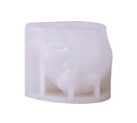 Skull Candle Mold - Silicona 3D Rosa para Candles, Epoxy Resin Casting