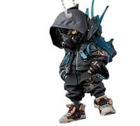 Skull Car Pendant | Acrylic Car Rearview Mirrors Pendant | Skull Design 2D Auto Rearview Mirrors Flat Ornament Automotive Interior Accessories Festival Party Supplies Halloween Tree Decoration