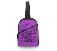 Skull Chef Original Sling Bag Crossbody Hombro Viaje Pecho Mochila Mochila Plegable para Deportes Compras Senderismo