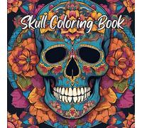 Skull Coloring Book: Relaxing mandala style coloring to calm your mind