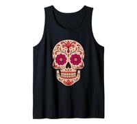 Skull Día de los Muertos Celebraciones Día de Muertos Camiseta sin Mangas
