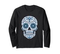 Skull Día de los Muertos Celebraciones Día de Muertos Manga Larga
