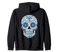 Skull Día de los Muertos Celebraciones Día de Muertos Sudadera con Capucha