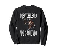 Skull Funny Skeleton México Saying Quote Sarcastic Spanish Sudadera