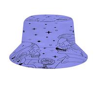 Skull Love Bucket Hat Summer Beach Sun Hat Packable Unisex Print Fisherman Cap para Viajes de Vacaciones de Verano