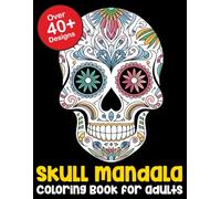Skull Mandala Coloring Book For Adults