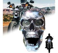 Skull Motorcycle Headlight,Skull Headlight for Motorcycle,Skull Car Headlights Motorcycle LED Headlight,Motorcycle Retro Headlight,Halloween Skull Motorcycle,Motorcycle Headlight Accessories ( Color :