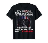 Skull My Scars cuentan una Historia, Son un recordatorio de los Tiempos Camiseta