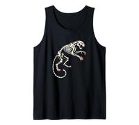 Skull Panther: Traditional Tattooed Tattoo Inspired Clothing Camiseta sin Mangas