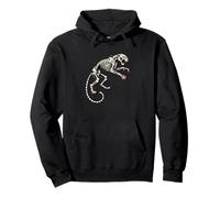 Skull Panther: Traditional Tattooed Tattoo Inspired Clothing Sudadera con Capucha