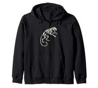 Skull Panther: Traditional Tattooed Tattoo Inspired Clothing Sudadera con Capucha