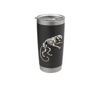 Skull Panther: Traditional Tattooed Tattoo Inspired Clothing Vaso térmico de acero inoxidable de doble pared