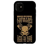 Skull & Pistons Forever Dos Ruedas Carcasa para iPhone 11