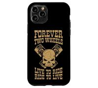 Skull & Pistons Forever Dos Ruedas Carcasa para iPhone 11 Pro
