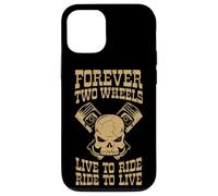 Skull & Pistons Forever Dos Ruedas Carcasa para iPhone 12/12 Pro